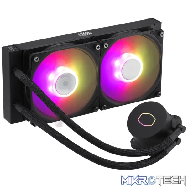 Cooler Master MasterLiquid ML240L ARGB V2, All-in-one liquid cooler, 62 cfm, Black - Image 6