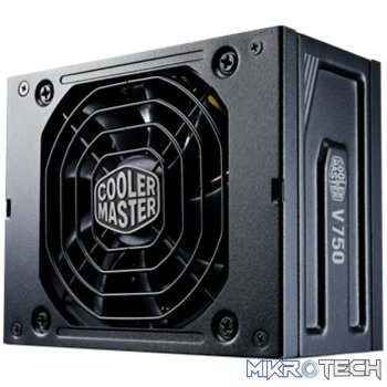 Cooler Master V750 SFX Gold 750W Full-Modular 80 Plus Gold SFX Power Supply.