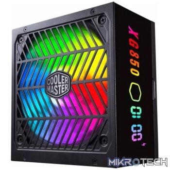 Cooler Master XG Plus Platinum 850W; ARGB Logo; fully modular; Built in LED info display; Japanese capacitors.