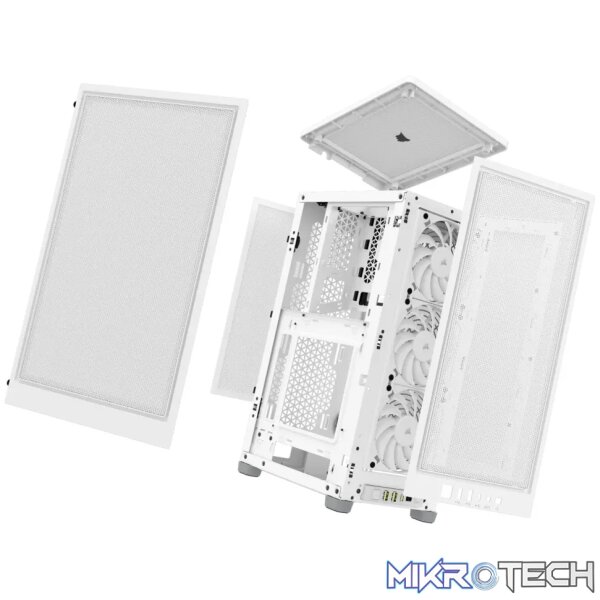 Corsair 2000D AirFlow Mini-ITX Small Form Factor PC Case White CC-9011245-WW - Image 30
