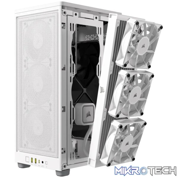 Corsair 2000D AirFlow Mini-ITX Small Form Factor PC Case White CC-9011245-WW - Image 31