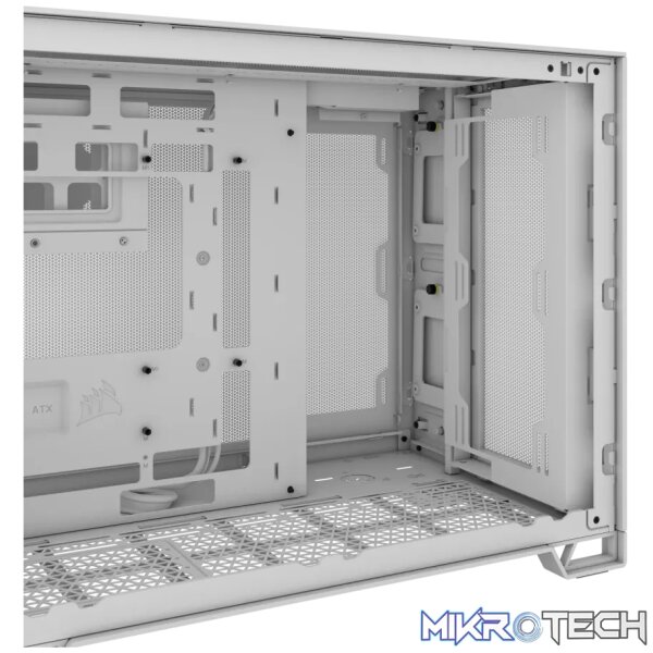 Corsair 2500D AIRFLOW Mid-Tower Dual Chamber PC Case White CC-9011264-WW - Image 11