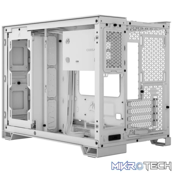 Corsair 2500D AIRFLOW Mid-Tower Dual Chamber PC Case White CC-9011264-WW - Image 12