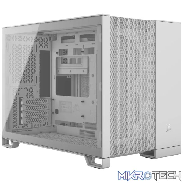 Corsair 2500D AIRFLOW Mid-Tower Dual Chamber PC Case White CC-9011264-WW - Image 9