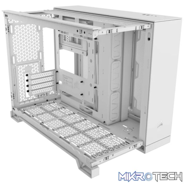 Corsair 2500D AIRFLOW Mid-Tower Dual Chamber PC Case White CC-9011264-WW - Image 10