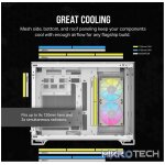Corsair iCUE Link 2500X RGB Tempered Glass Steel Micro-ATX Mid-Tower Gaming PC Case - White CC-9011268-WW - Image 14