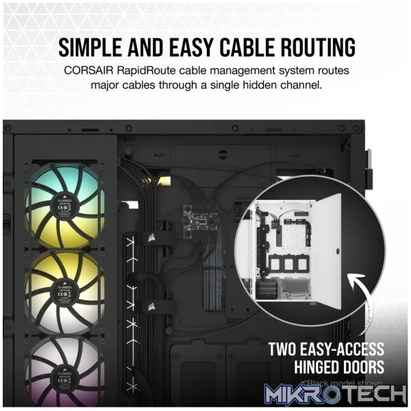 Corsair AIRFLOW 7000D Tempered Glass ATX PC Case White CC-9011219-WW - Image 13