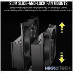 Corsair AF ELITE A115, Air cooler, 14 cm, 400 RPM, 1600 RPM, 33.9 dB, 84.5 cfm - Image 8