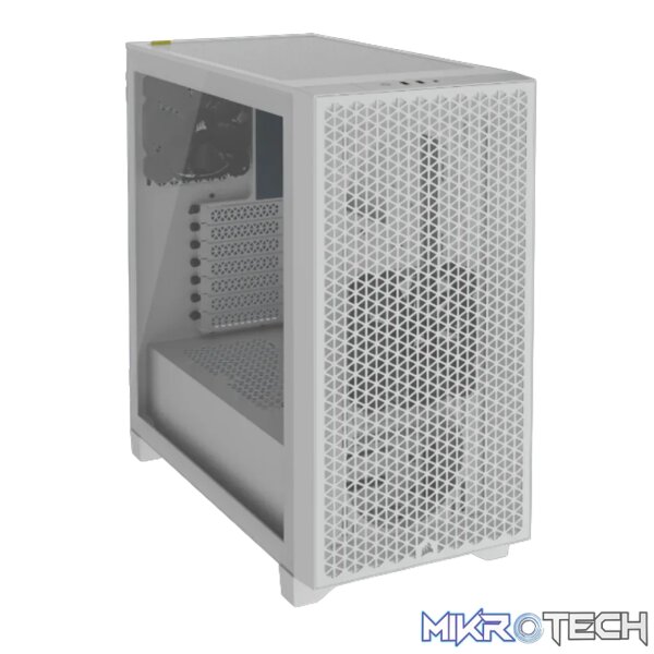 Corsair 3000D AirFlow Clear ATX Mid Tower PC Case - White CC-9011252-WW - Image 7