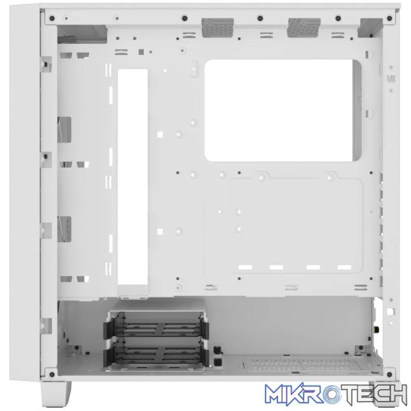 Corsair 3000D RGB AirFlow Clear ATX Mid-Tower PC Case - White CC-9011256-WW - Image 7