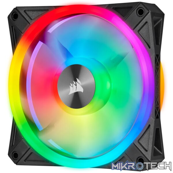 Corsair iCUE QL140 RGB 140mm PWM Dual Fan Kit with Lighting Node CORE CO-9050100-WW - Image 11