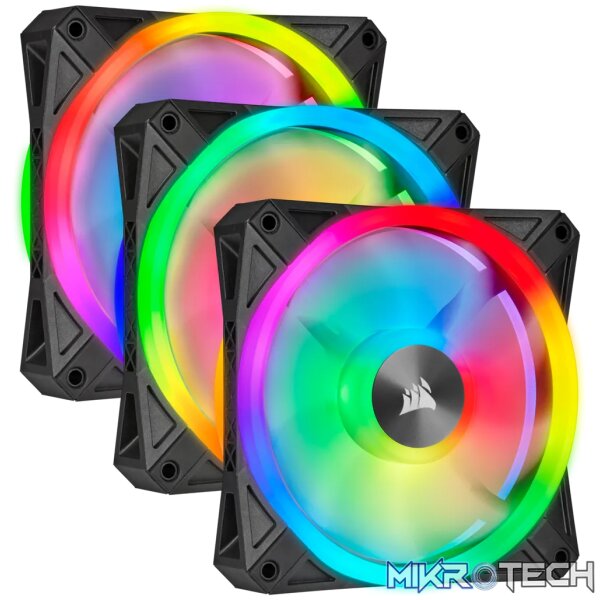 Corsair iCUE QL140 RGB 140mm PWM Dual Fan Kit with Lighting Node CORE CO-9050100-WW - Image 33