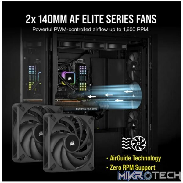 Corsair H115I Liquid CPU Cooler Black CW-9060059-WW - Image 8