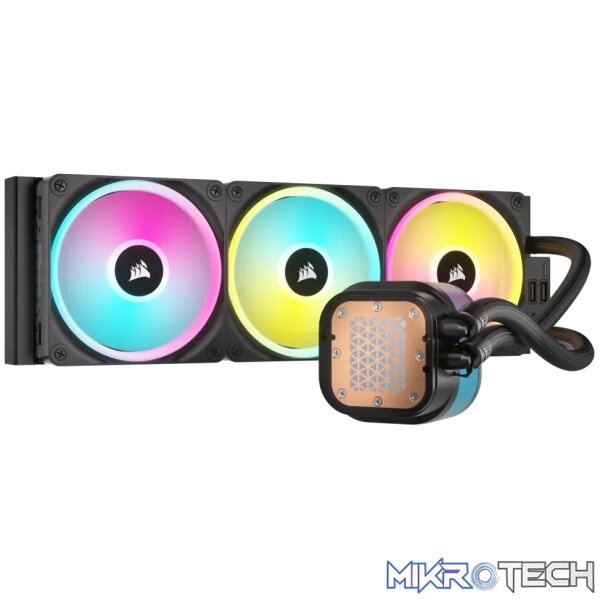 Corsair H150I, All-in-one liquid cooler, 12 cm, 63.1 cfm, Black - Image 11