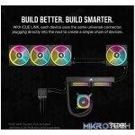 Corsair H150I, All-in-one liquid cooler, 12 cm, 63.1 cfm, Black - Image 23