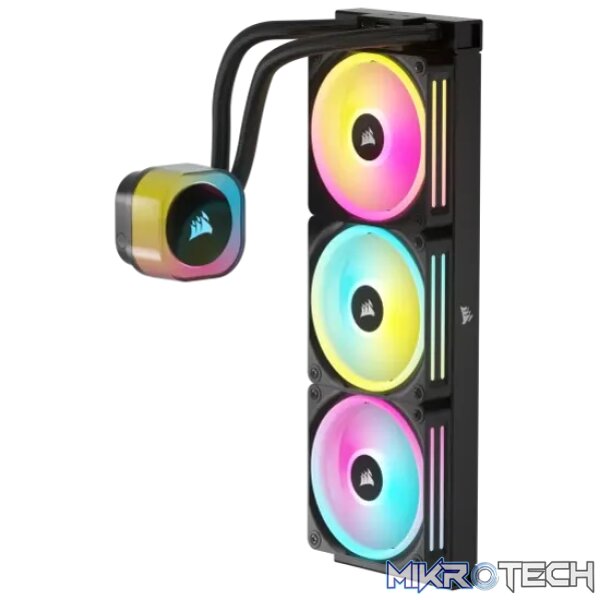 Corsair H150I, All-in-one liquid cooler, 12 cm, 63.1 cfm, Black - Image 8