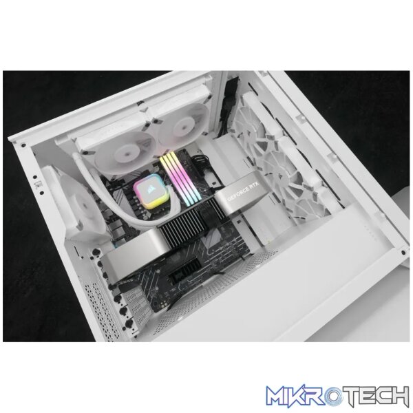 Corsair iCUE H150i RGB ELITE 360mm All-in-One CPU Liquid Cooler White CW-9060079-WW - Image 12