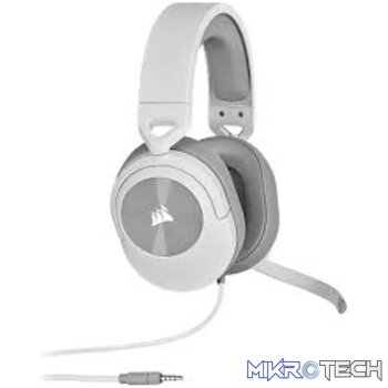 Corsair HS55 Stereo Gaming Headset; White.