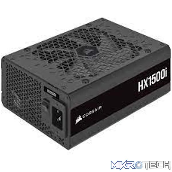 Corsair HX Series HX1500i - 1500 Watt 80 PLUS® Platinum Certified Fully Modular PSU; 10yr Warranty Corsair HX Series HX1500i - 1500 Watt 80 PLUS® Platinum Certified Fully Modular PSU; 10yr Warranty