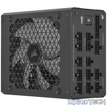 Corsair HX Series™ HX1000i — 1000 Watt 80 PLUS® Platinum Certified Fully Modular PSU; ATX 3.0; 10yr Warranty.