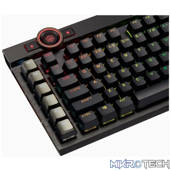 Corsair K100 RGB keyboard USB QWERTZ Dutch Black - Image 23