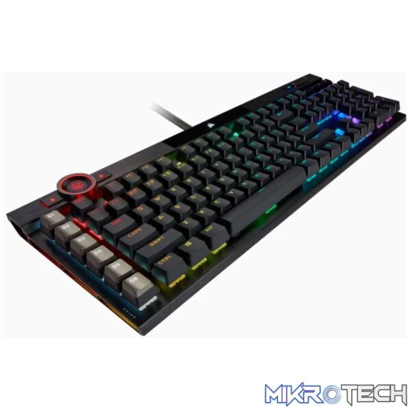 Corsair K100 RGB keyboard USB QWERTZ Dutch Black - Image 27