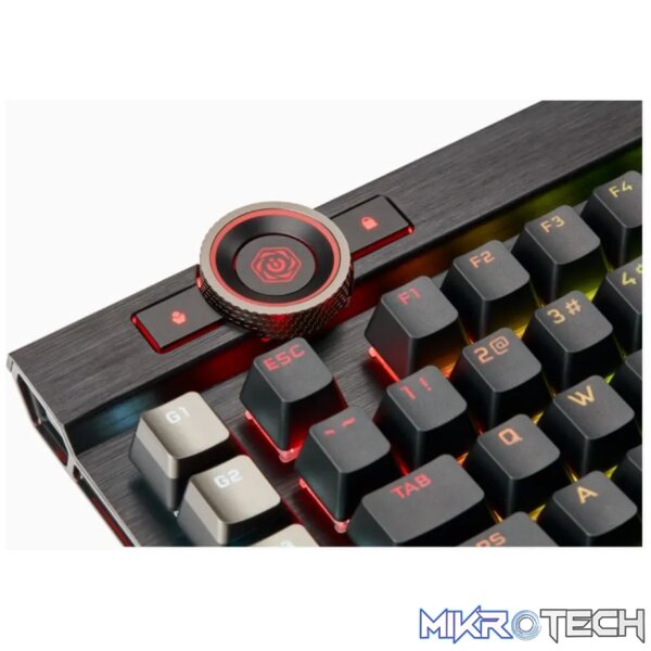 Corsair K100 RGB keyboard USB QWERTZ Dutch Black - Image 34