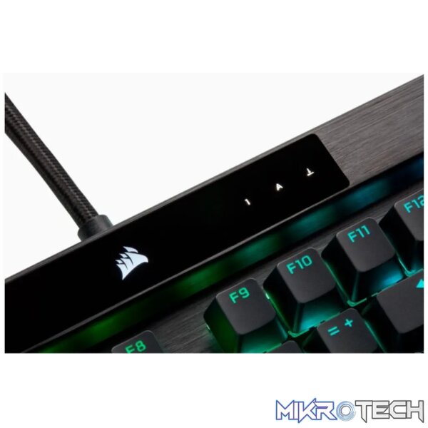 Corsair K100 RGB keyboard USB QWERTZ Dutch Black - Image 35