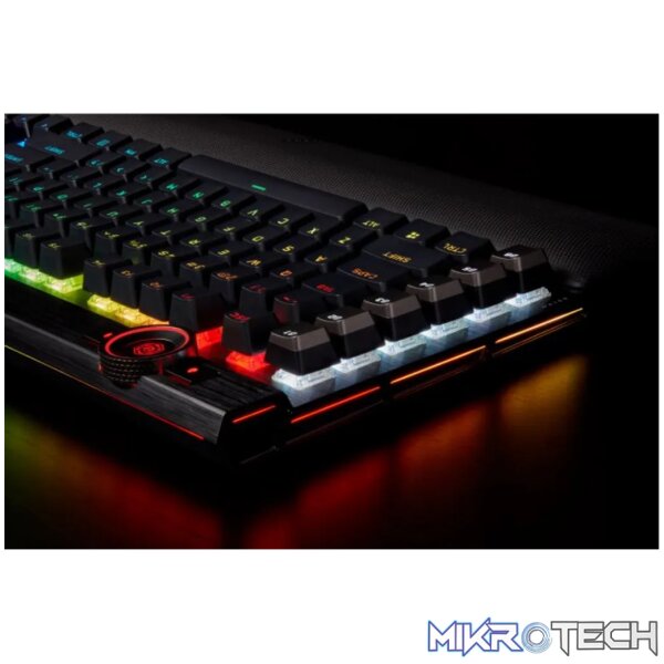 Corsair K100 RGB keyboard USB QWERTZ Dutch Black - Image 45