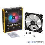 Corsair ML140 PRO, Fan, 14 cm, 400 RPM, 1200 RPM, 55.4 cfm - Image 11