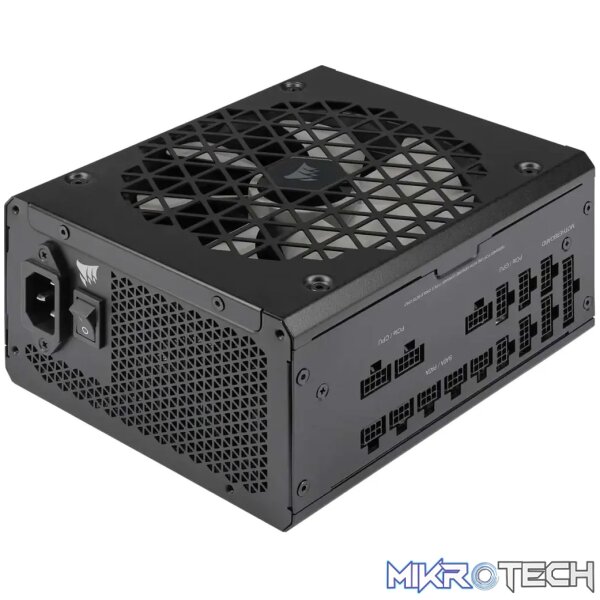 Corsair RM Series™ RM1000x Shift — 1000 Watt 80 PLUS Gold Fully Modular ATX PSU; ATX 3.0; PCI-E 5.0; 10yr Warranty. Corsair RM Series™ RM1000x Shift — 1000 Watt 80 PLUS Gold Fully Modular ATX PSU; ATX 3.0; PCI-E 5.0; 10yr Warranty.