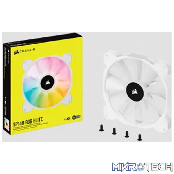 Corsair SP140 RGB ELITE, Fan, 14 cm, 300 RPM, 1200 RPM, 27 dB, 68.11 cfm - Image 11