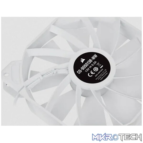 Corsair SP140 RGB ELITE, Fan, 14 cm, 300 RPM, 1200 RPM, 27 dB, 68.11 cfm - Image 10