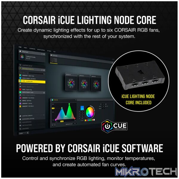 Corsair SP140 RGB ELITE Computer case Fan 14 cm Black 2 pc(s) - Image 15