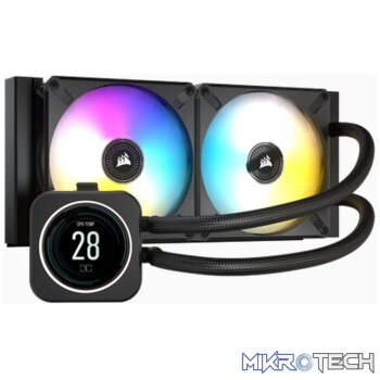 Corsair Wasserkühler ICue H100i Elite LCD