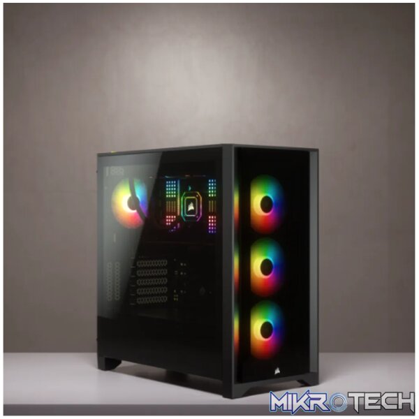 Corsair iCUE 4000X RGB Midi Tower Black - Image 15
