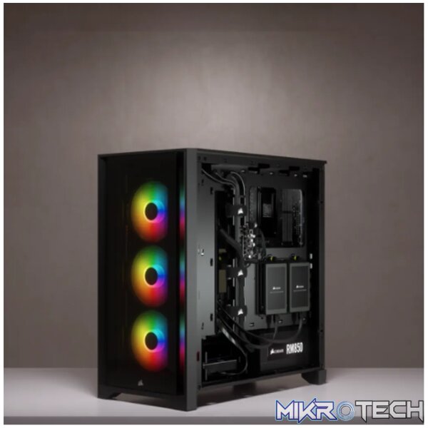 Corsair iCUE 4000X RGB Midi Tower Black - Image 18