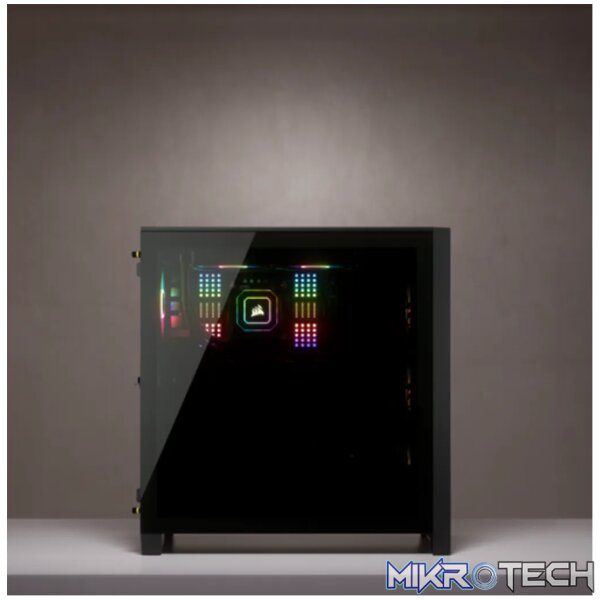 Corsair iCUE 4000X RGB Midi Tower Black - Image 21