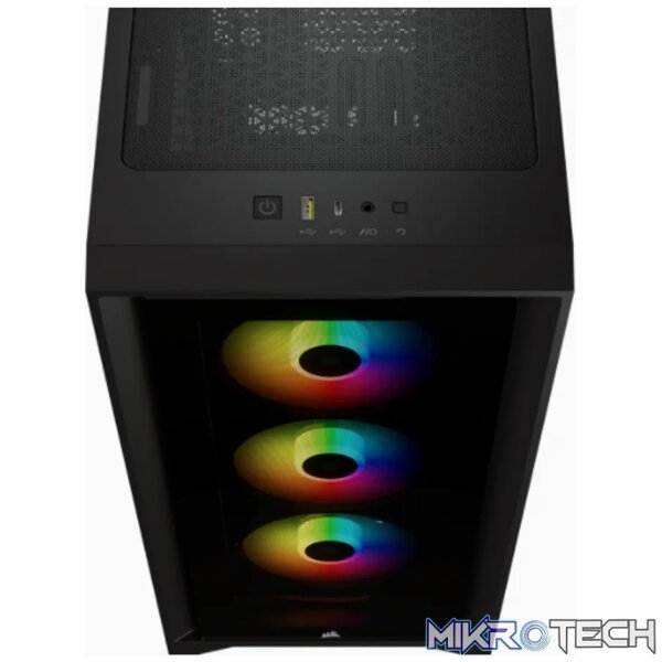 Corsair iCUE 4000X RGB Midi Tower Black - Image 45