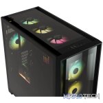 Corsair iCUE 5000X RGB, Midi Tower, PC, Black, ATX, EATX, ITX, micro ATX, Mini-ITX, Plastic, Steel, Tempered glass, Gaming - Image 33