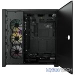 Corsair iCUE 5000X RGB, Midi Tower, PC, Black, ATX, EATX, ITX, micro ATX, Mini-ITX, Plastic, Steel, Tempered glass, Gaming - Image 36