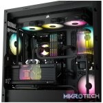 Corsair iCUE 5000X RGB, Midi Tower, PC, Black, ATX, EATX, ITX, micro ATX, Mini-ITX, Plastic, Steel, Tempered glass, Gaming - Image 38