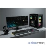 Corsair iCUE 5000X RGB, Midi Tower, PC, Black, ATX, EATX, ITX, micro ATX, Mini-ITX, Plastic, Steel, Tempered glass, Gaming - Image 41