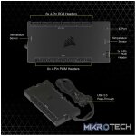 Corsair iCUE Commander Core XT, 6 channels, Black, 4-pin connector, 126 g - Image 12