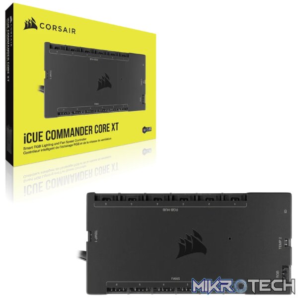 Corsair iCUE Commander Core XT, 6 channels, Black, 4-pin connector, 126 g - Image 6