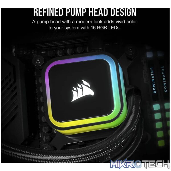 Corsair iCUE H150i ELITE Processor All-in-one Liquid Cooler Black CW-9060060-WW - Image 30