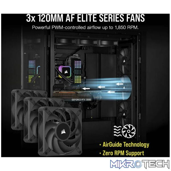 Corsair iCUE H150i ELITE Processor All-in-one Liquid Cooler Black CW-9060060-WW - Image 32