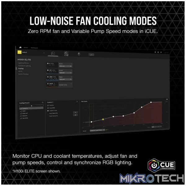Corsair iCUE H150i ELITE Processor All-in-one Liquid Cooler Black CW-9060060-WW - Image 33