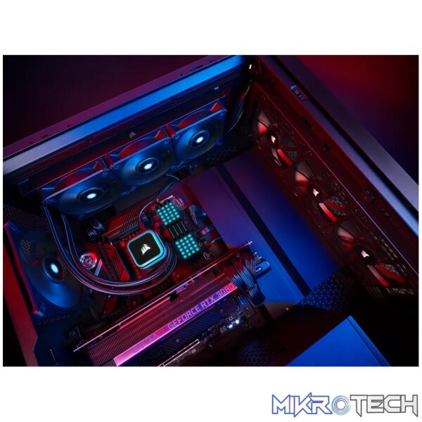 Corsair iCUE H150i ELITE Processor All-in-one Liquid Cooler Black CW-9060060-WW - Image 9