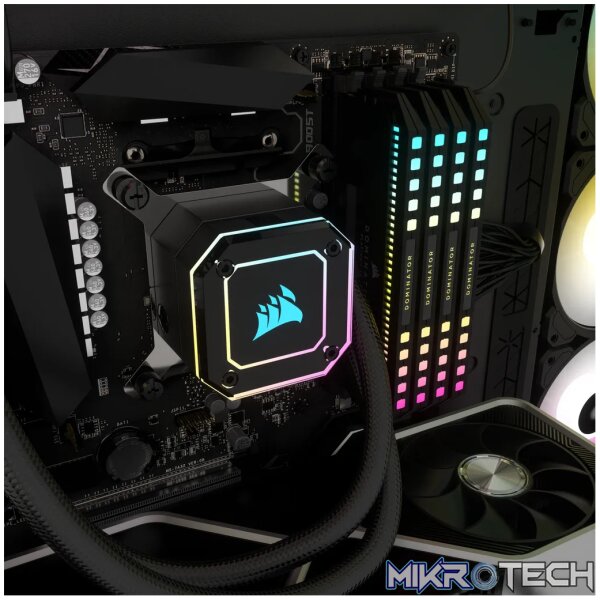 Corsair iCUE H170i ELITE CAPELLIX Liquid CPU Cooler, All-in-one liquid cooler, 14 cm, Black - Image 8